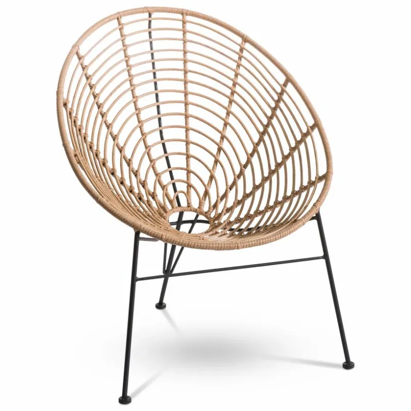 Gartenstühle|Gartensessel-Gartensessel Tahiti, PE-Geflecht Natur
