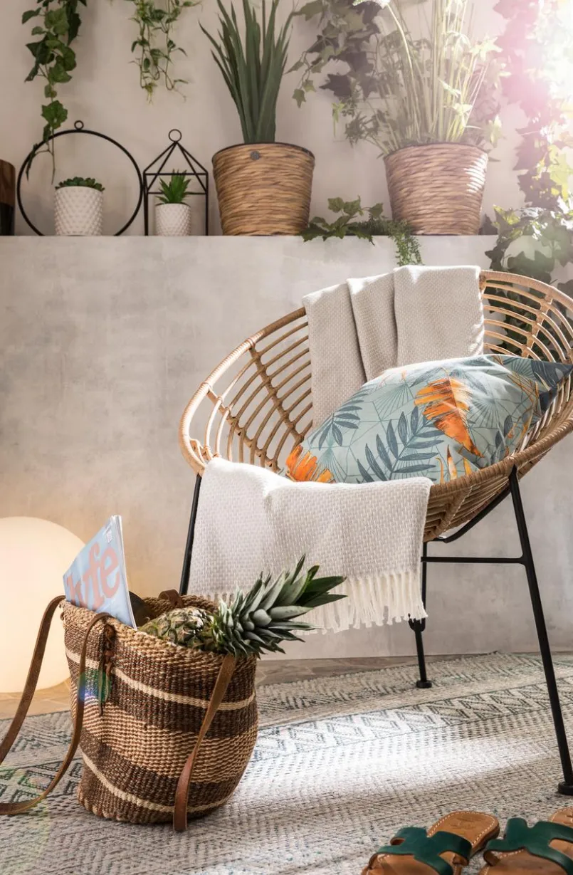 Gartenstühle|Gartensessel-Gartensessel Tahiti, PE-Geflecht Natur