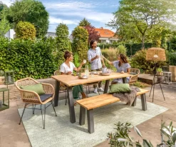 Gartenstühle|Loungesessel| Gartensessel Tonga, PE-Geflecht Natur