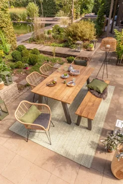 Gartenstühle|Loungesessel| Gartensessel Tonga, PE-Geflecht Natur