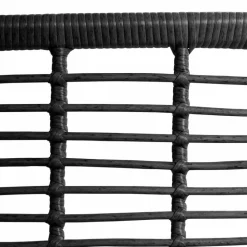 Loungesessel|Gartenstühle| Gartensessel Tonga, PE-Geflecht Schwarz