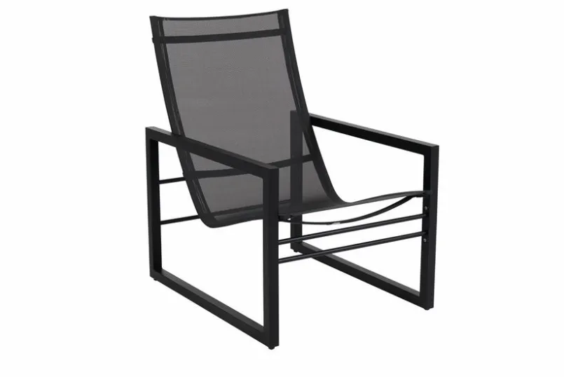 Loungesessel|Gartenstühle|Brafab Gartensessel Vevi Schwarz