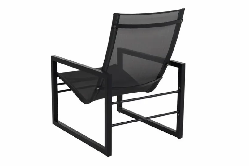 Loungesessel|Gartenstühle|Brafab Gartensessel Vevi Schwarz