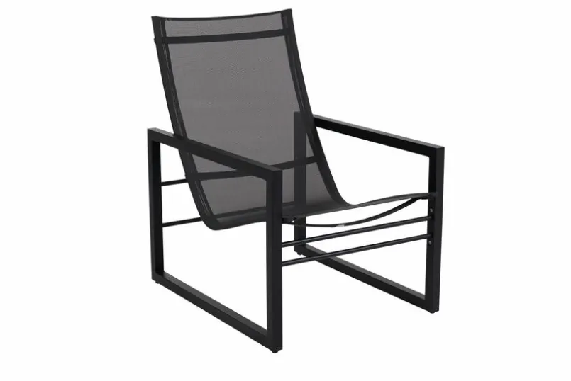 Loungesessel|Gartenstühle|Brafab Gartensessel Vevi Schwarz