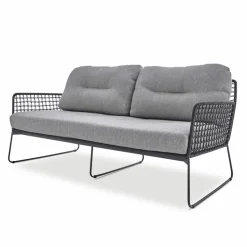 Gartenstühle|Gartensessel|idyl Gartensofa Etna Anthrazit