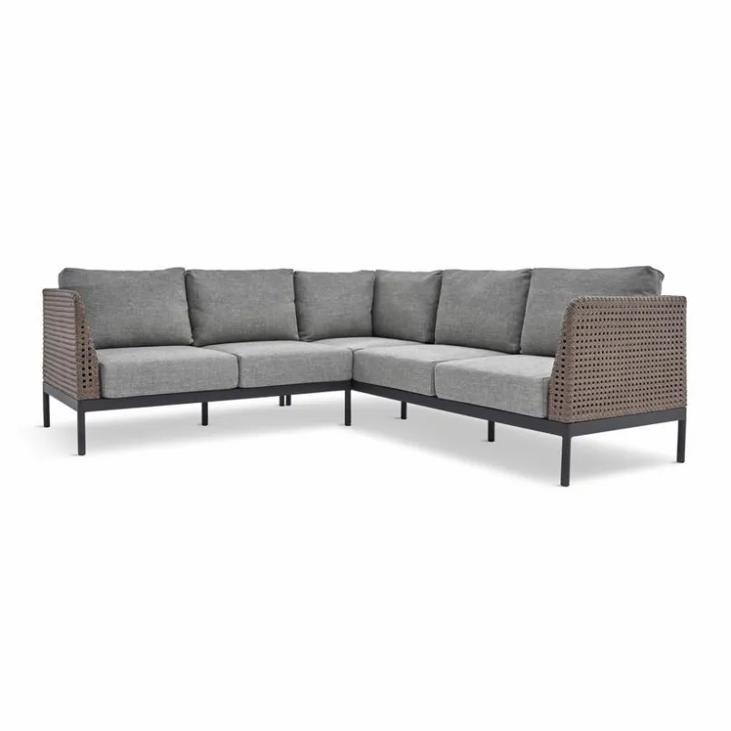 idyl Gartensofas|Loungesofas-Gartensofa Setja 3-Sitzer Grau