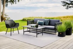 Cane-line Loungemöbel-Sets-Gartensofa-Modul Connect Set Schwarz