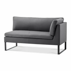 Cane-line Gartensofas|Loungesofas-Gartensofa-Modul Flex 2-Sitzer rechts Grau