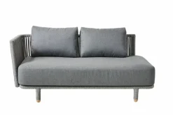 Cane-line Gartensofas|Loungesofas-Gartensofa-Modul Moments, Rope Grau