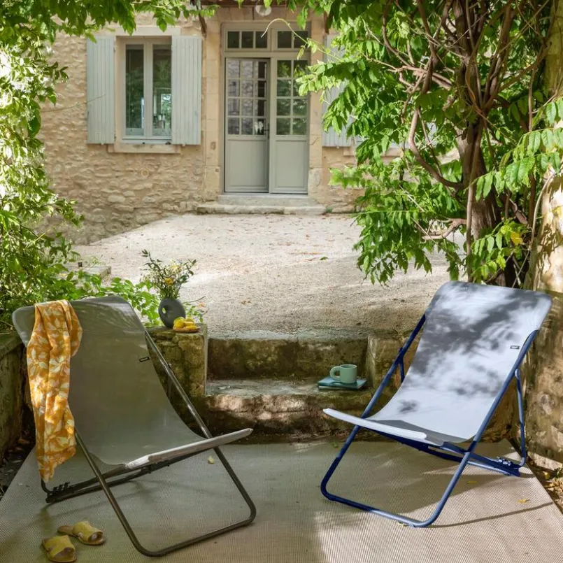 Gartenstühle|Lafuma Mobilier Gartenstuhl Maxi Transat Indigo