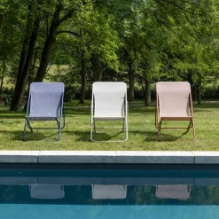 Gartenstühle|Lafuma Mobilier Gartenstuhl Maxi Transat Indigo
