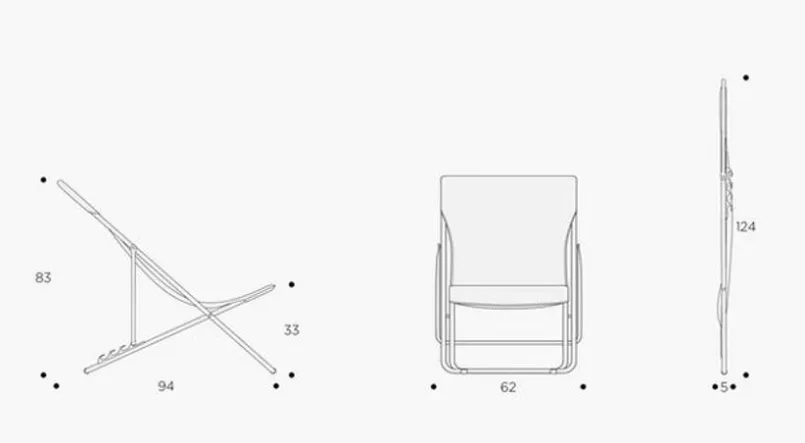Gartenstühle|Lafuma Mobilier Gartenstuhl Maxi Transat Moss