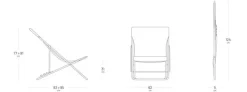 Gartenstühle|Lafuma Mobilier Gartenstuhl Maxi Transat Moss