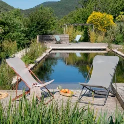 Lafuma Mobilier Gartenstühle-Gartenstuhl Maxi Transat Terre
