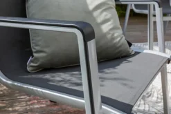 MWH Balkonstühle|Gartenstühle-Gartenstuhl Kedline, Alu/Textilene Grau