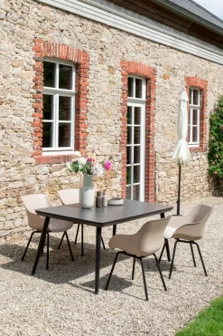 SCHÖNER WOHNEN-Kollektion Gartenstühle-Gartenstuhl Lieke Taupe