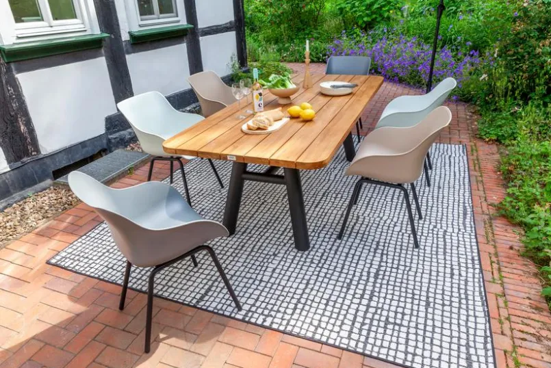 SCHÖNER WOHNEN-Kollektion Gartenstühle-Gartenstuhl Lieke Taupe