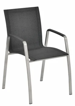 sitMOBILIA Gartenstühle-Gartenstuhl stapelbar Tinto Schwarz