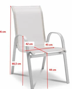 Gartenstuhl stapelbar Adria< Sale