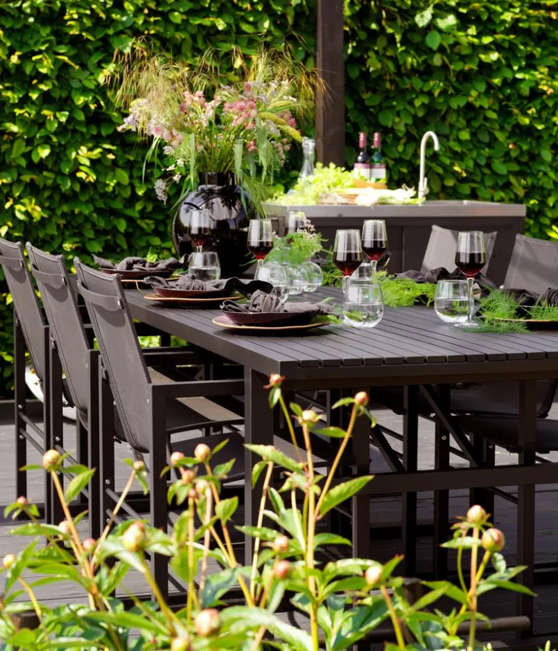 Gartenstühle|Brafab Gartenstuhl Vevi Schwarz