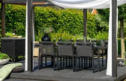 Gartenstühle|Brafab Gartenstuhl Vevi Schwarz