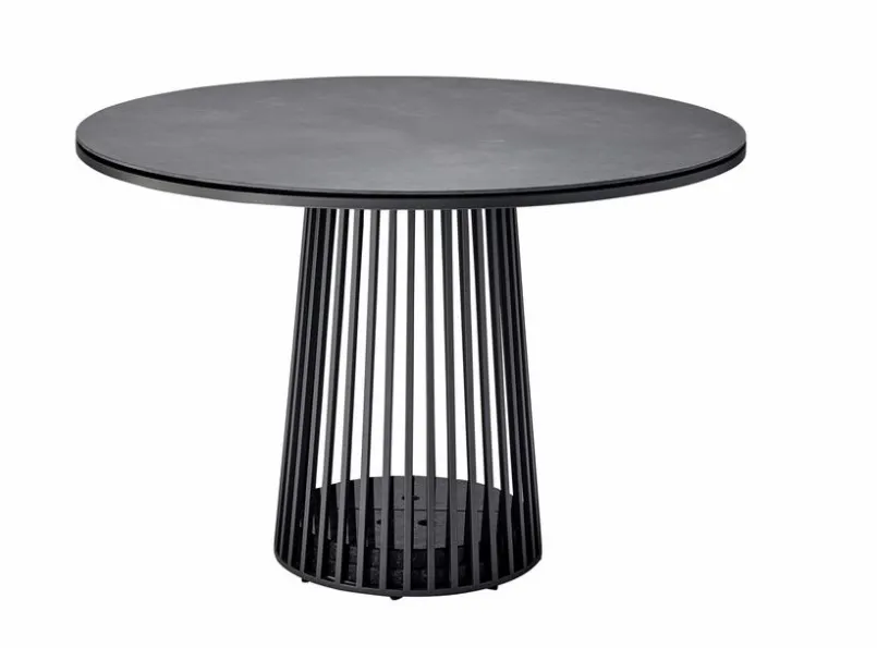 solpuri Gartentische-Gartentisch Grid Ø110 Anthrazit