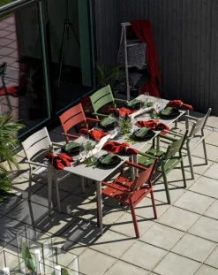 Gartentische|Brafab Gartentisch Nimes 200 x 98 cm Khaki