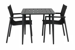 Gartentische|Brafab Gartentisch Nimes 78 x 78 cm Anthrazit