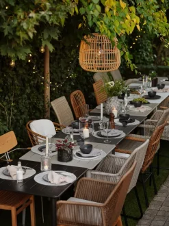 Gartentische|Brafab Gartentisch Nimes 78 x 78 cm Anthrazit