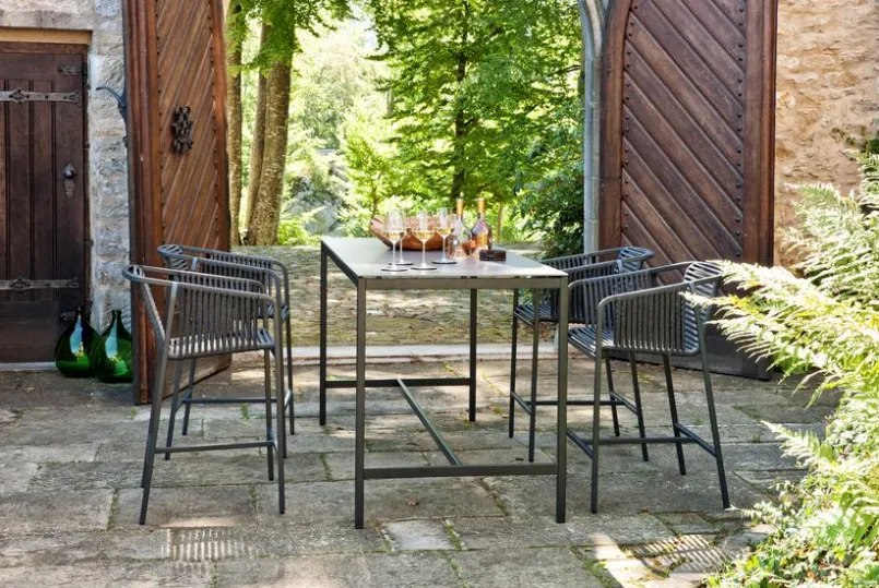 Gartentisch Suite High Dining 80 x 80 cm<fischer möbel Best