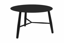 Brafab Gartentische-Gartentisch Vannes 75 x 50 cm Schwarz
