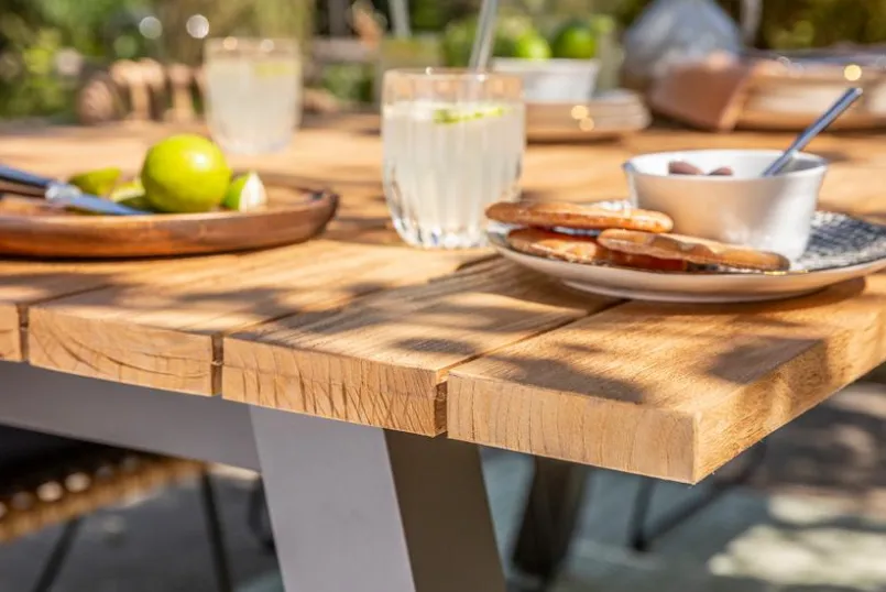Gartentische| Gartentisch Vermont 240 x 100 cm Teak