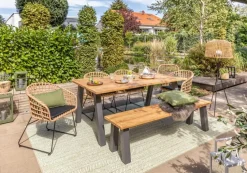 Gartentische| Gartentisch Vermont 240 x 100 cm Teak