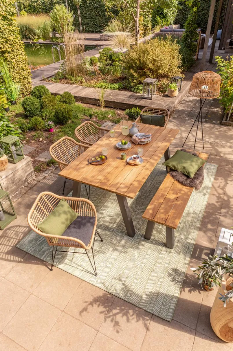 Gartentische| Gartentisch Vermont 240 x 100 cm Teak