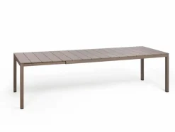 Gartentische|Nardi Gartentisch ausziehbar Rio Alu 140/210 x 85 cm Taupe