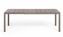 Gartentische|Nardi Gartentisch ausziehbar Rio Alu 140/210 x 85 cm Taupe