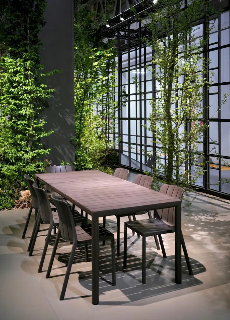 Gartentische|Nardi Gartentisch ausziehbar Tevere 211 cm Terra