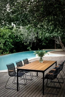 HOUE Gartentische-Gartentisch Four 160 x 90 cm Schwarz