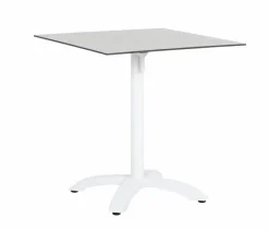 Brafab Balkontische|Gartentische-Gartentisch klappbar Avila 70 x 70 cm Hellgrau
