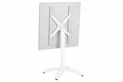 Brafab Balkontische|Gartentische-Gartentisch klappbar Avila 70 x 70 cm Hellgrau