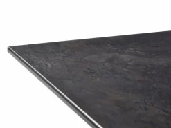 sieger Balkontische|Gartentische-Gartentisch klappbar Polytec 80 x 80 cm Dunkelgrau