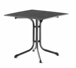 sieger Balkontische|Gartentische-Gartentisch klappbar Vivodur 80 x 80 cm Grau