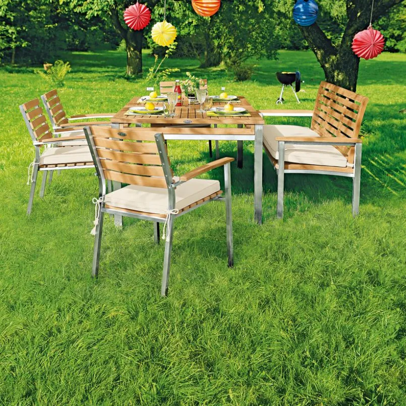 Segarda Gartentische-Gartentisch mit Auszug Madura, 210/240 x 100cm Teak