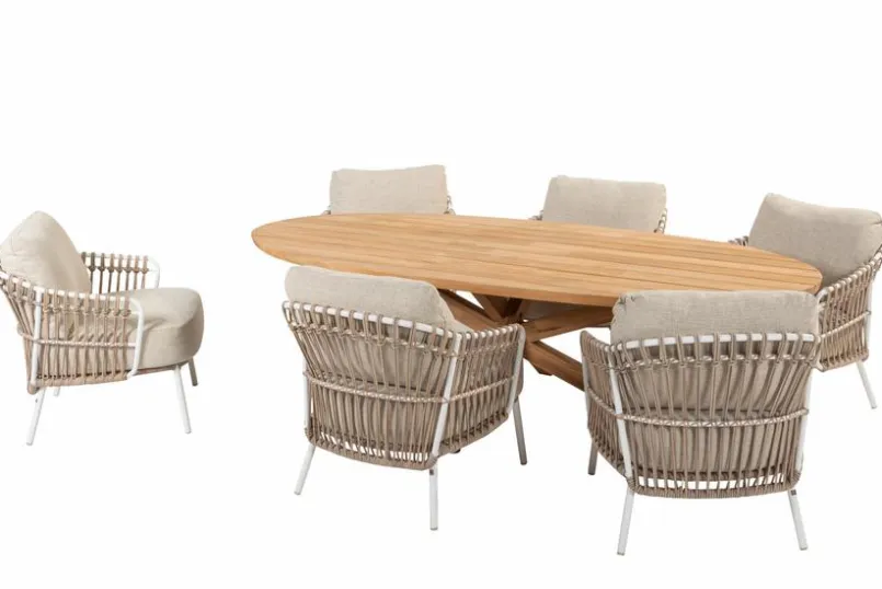 4 SEASONS OUTDOOR Gartentische-Gartentisch Prado Ø 240 Low Dining