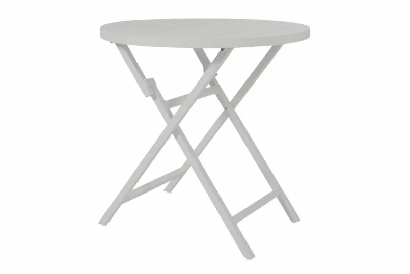 Brafab Gartentische-Gartentisch Wilkie Ø 72 cm Light Grey