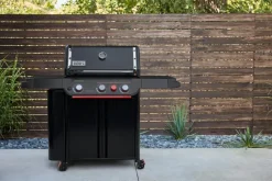 Weber Grills & Grillzubehör|Gasgrills|Weber Gasgrill Genesis E-330WR STEALTH Schwarz / Rot