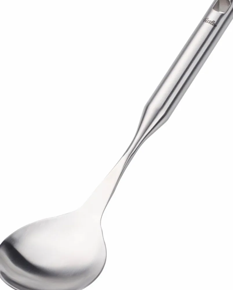 Fissler Küchenutensilien-Gemüse-/Reislöffel Essential 32 cm Silber