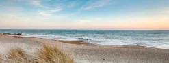 Bilder Ohne Rahmen|EUROART Glasbild 30 x 80 cm Beach IV Blau