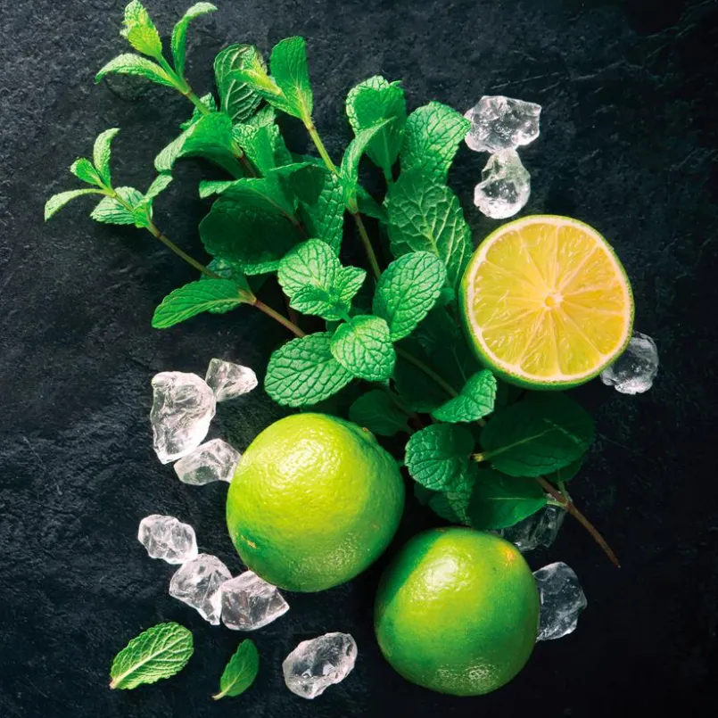 Bilder Nach Themen|Bilder Ohne Rahmen|EUROART Glasbild 20 x 20 cm Mojito III Grün
