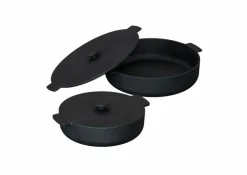 Grillzubehör|OFYR Grill-Auflaufset Gusseisen Auflauf Set Schwarz